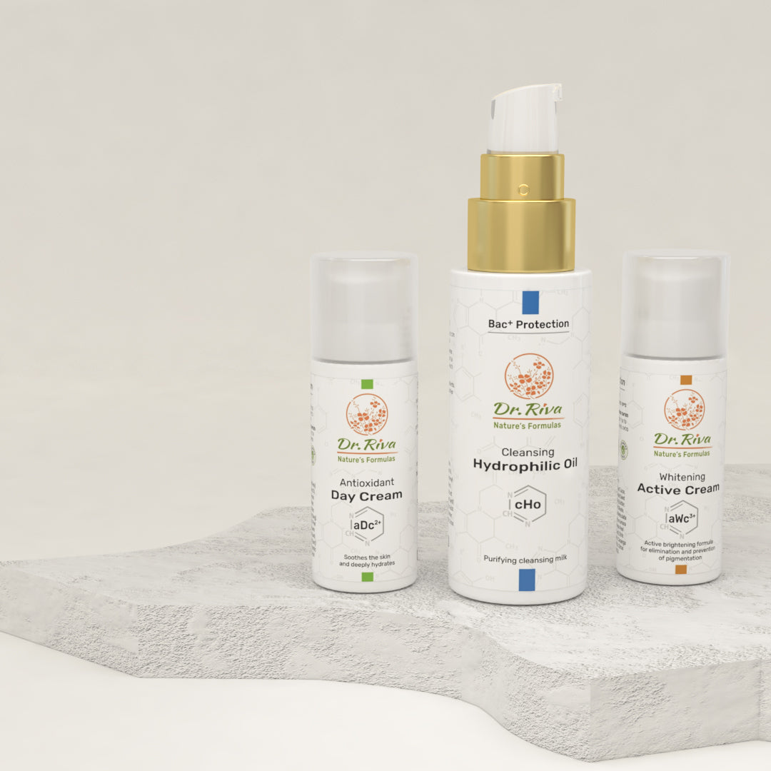 מארז מבהיר ומנקה TRIO