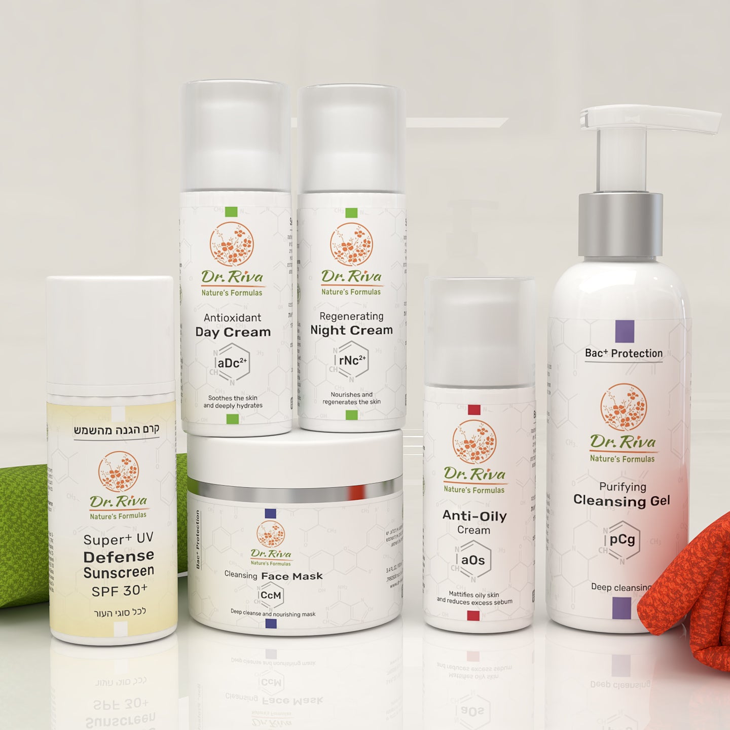 מארז מקיף לאיזון עור שומני/מעורב | DetoxBalance&Defense Pro