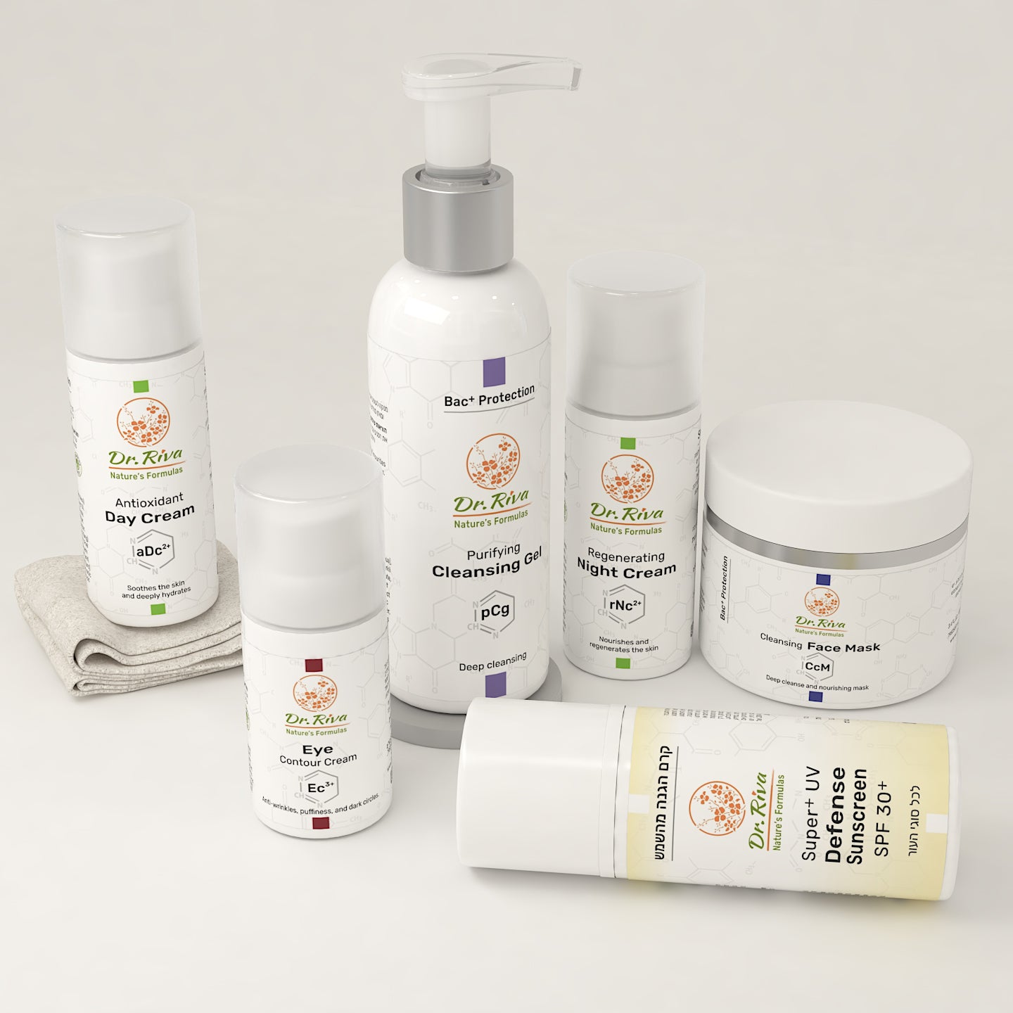 מארז מקיף לעור רגיל יבש עד מעורבן | DetoxGlow Pro Six