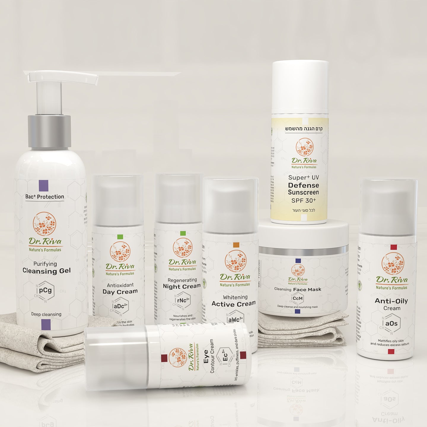 מארז מקיף לעור מעורב/שומני עם נטייה לכתמים | BrightBalance Complete Eight