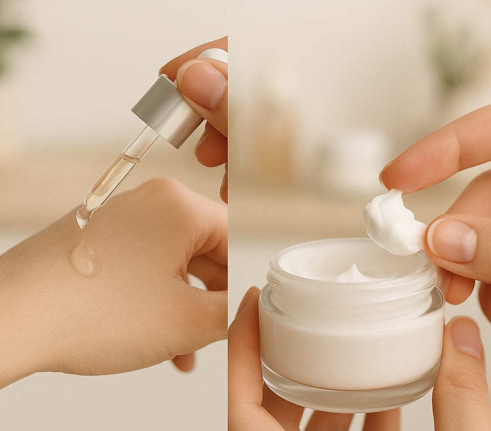 מה שמים קודם – סרום או קרם פנים