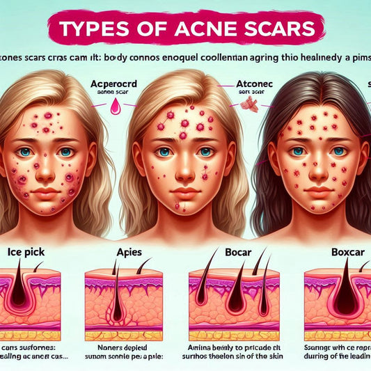 סוגי צלקות אקנה