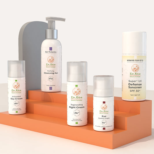 אקסטרה זוהר, לחות וגלואו לעור יבש ורגיל | DailyGlow Five