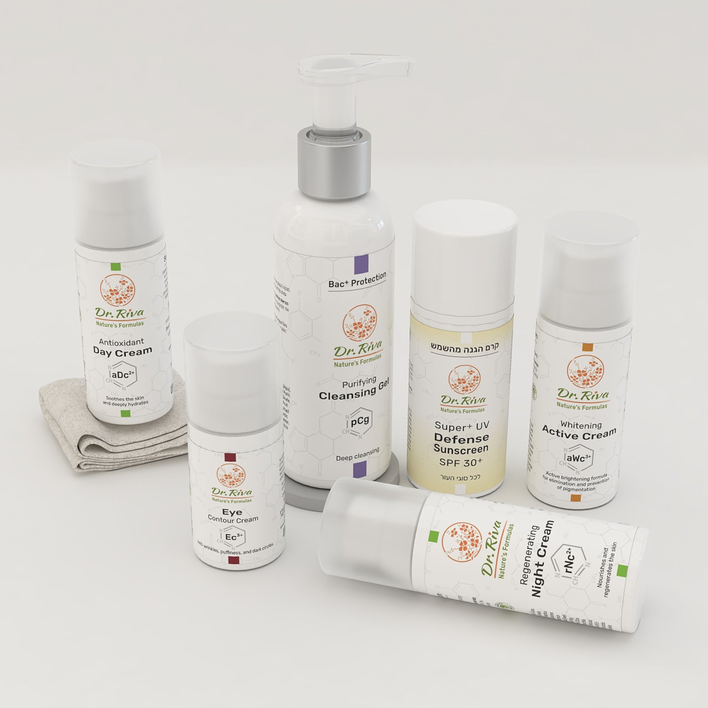 מארז הבהרה וגלואו לעור רגיל, יבש, עד מעורב עם פיגמנטציה  Six