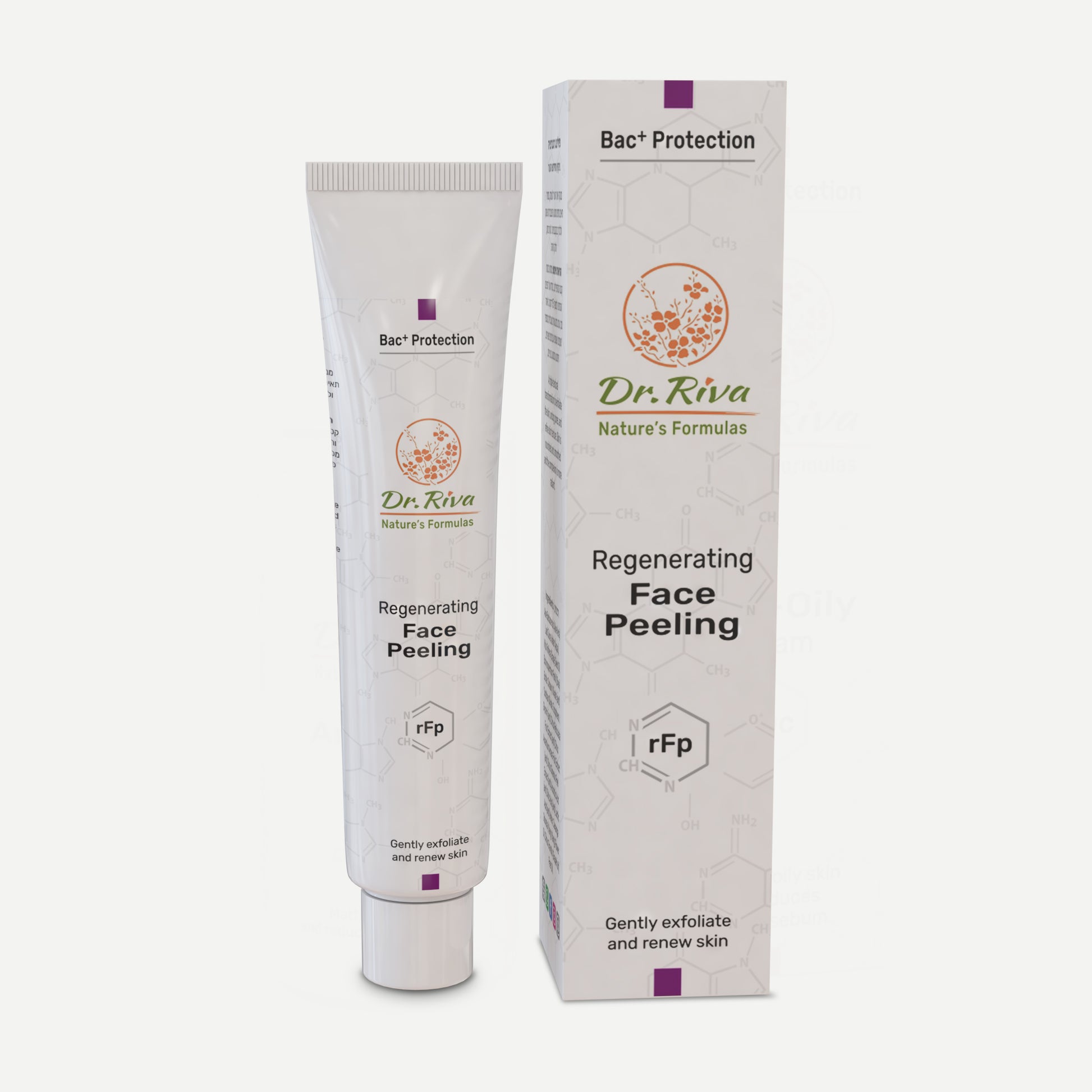 הנוסחאות של Dr riva nature פילינג פנים מחדש עם קופסה