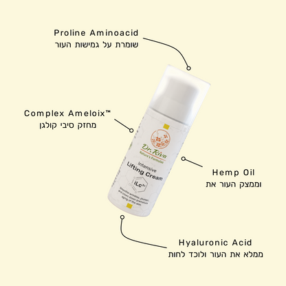 Dr. Riva Intensive Lifting Cream עם מרכיבי מפתח ויתרונותיהם